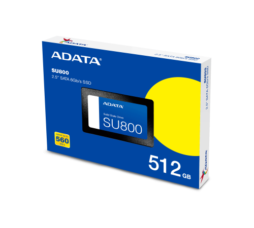 Твердотельный накопитель ADATA Ultimate SU800, 512GB, 2.5"