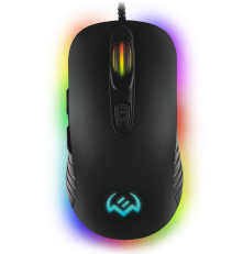 Мышь проводная игровая SVEN RX-G820, 7 кнопок, 200-4800 dpi, RGB подсветка, черный