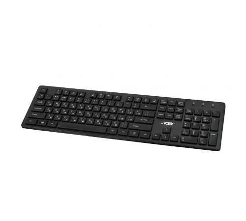 Клавиатура проводная Acer OKW020, USB, slim, черный