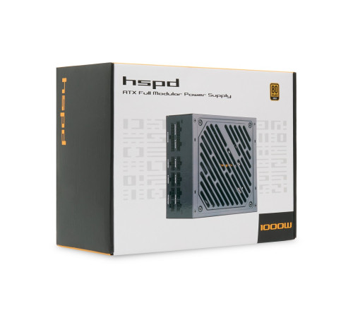 Блок питания 1000 Вт HSPD HST-1000GF-BK, черный