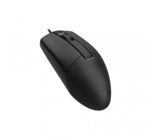 Мышь проводная A4Tech OP-330, 1200 dpi, USB, 3 кнопки, черный