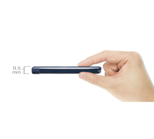 Внешний жёсткий диск 2ТВ ADATA HV620, USB 3.1, синий