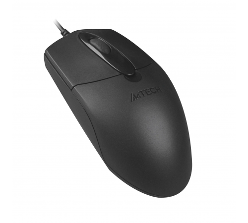 Мышь проводнаяA4Tech OP-720S, 1200 dpi, USB, 3 кнопки, черный