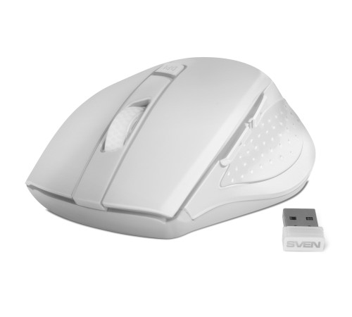 Мышь беспроводная SVEN RX-425W, 6 кнопок, 800-1600 dpi, белый