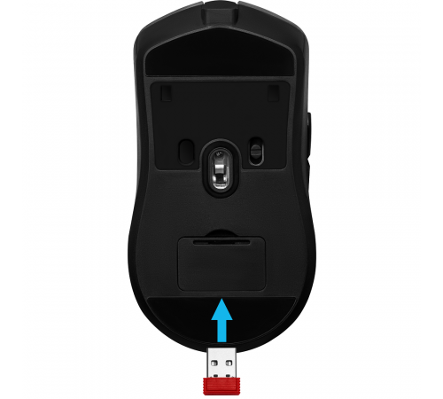 Мышь беспроводная игровая Defender Demon GM-534, 6 кнопок, 2.4G, 3200dpi, 500 мАч, черный