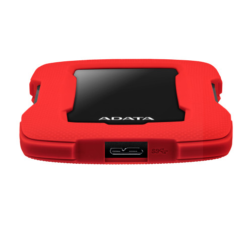 Внешний жесткий диск 1TB ADATA HD330, USB 3.1, красный/черный