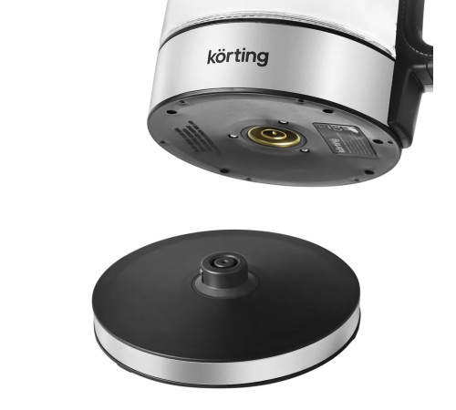 Чайник KORTING KWK 0902 G, серебристый/черный