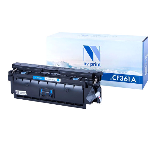 Тонер-картридж NVP NV-CF361A для HP Color LaserJet M552dn/ M553dn/ M553n/ M553x/ M577dn/ M577f/ M577c, голубой (5000 стр.)