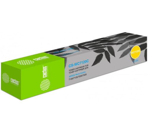 Картридж Cactus CS-WC7120CRU 006R01464 для Xerox WC 7120/7125/7220/7225, голубой (15000 стр.)