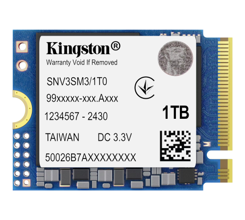 Твердотельный накопитель Kingston NV3, 1TB, M.2(22x30mm)