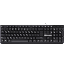 Клавиатура проводная Defender Symbol HB-559 RU,104 клавиши, 1.5 м, черный
