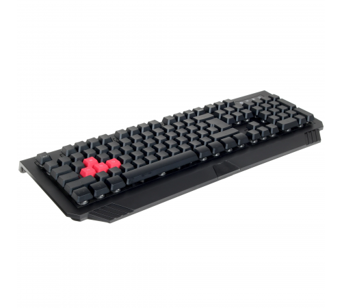 Клавиатура проводная игровая A4Tech B120N, мультимедийная, USB, LED, 1.8 м, черный