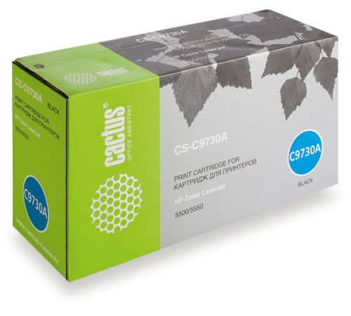 Картридж Cactus CS-C9730A для HP CLJ 5500/5550, черный (13000 стр.)