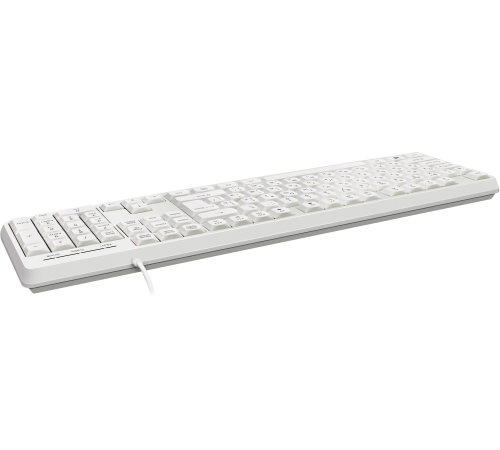 Клавиатура проводная Defender Atom HB-546 RU, 104+FN, 1.8 м, белый