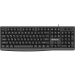Клавиатура проводная Defender Navigator HB-138 RU, 104 клавиши+FN, 1.8 м, черный