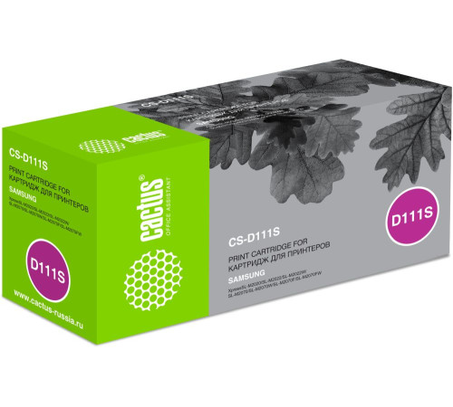 Картридж Cactus CS-D111S MLT-D111S для Samsung Xpress M2022/M2020/M2021/M2070 (1000 стр.)