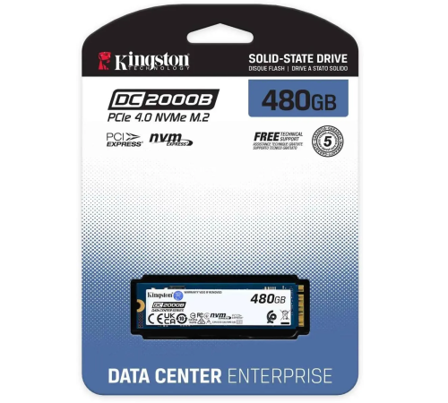 Твердотельный накопитель KingstonDC2000B 480GB, M.2(22x80mm)