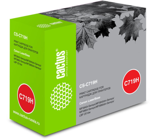 Картридж Cactus CS-C719H 719H для Canon MF5840dni-Sensys/MF5880dni (6400 стр.)