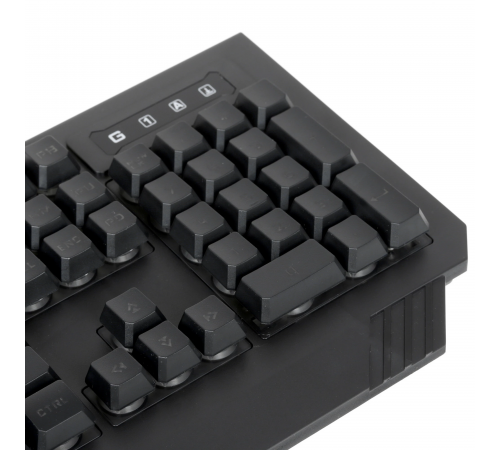 Клавиатура проводная игровая A4Tech B120N, мультимедийная, USB, LED, 1.8 м, черный