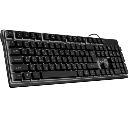 Клавиатура проводная игровая SVEN KB-G8000, 105 клавиши+20 Fn функций, подсветка, черный