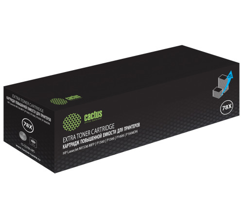 Картридж Cactus CS-CE278X-MPS CF278X для HP LJ P1566/P1606w, черный (3000 стр.)