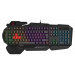 Клавиатура проводная игровая A4Tech B310N, мультимедийная, USB, LED, 1.8 м, черный