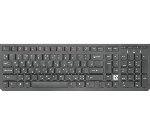 Клавиатура беспроводная Defender UltraMate SM-535 RU, мультимедиа, черный