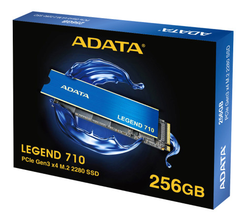 Твердотельный накопитель ADATA LEGEND 710, 256GB, M.2(22x80mm)
