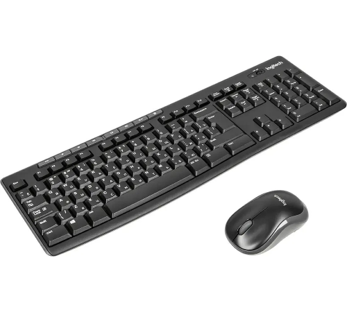 Комплект (клавиатура/мышь) беспроводной Logitech MK270, черный