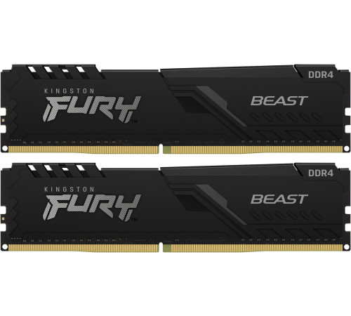 Модуль оперативной памяти Kingston 64GB FURY Beast Black DDR4 3200Mhz (Kit of 2)