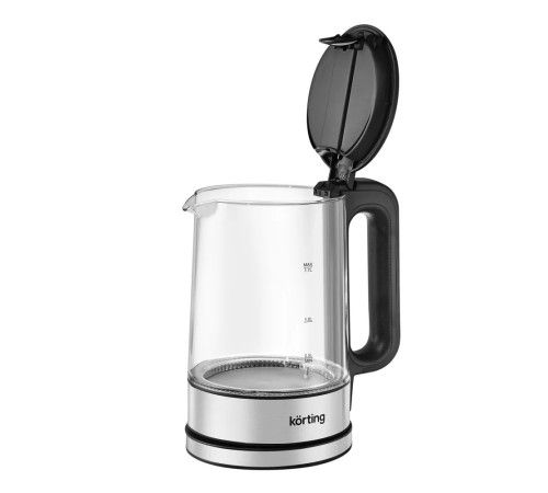Чайник KORTING KWK 0902 G, серебристый/черный