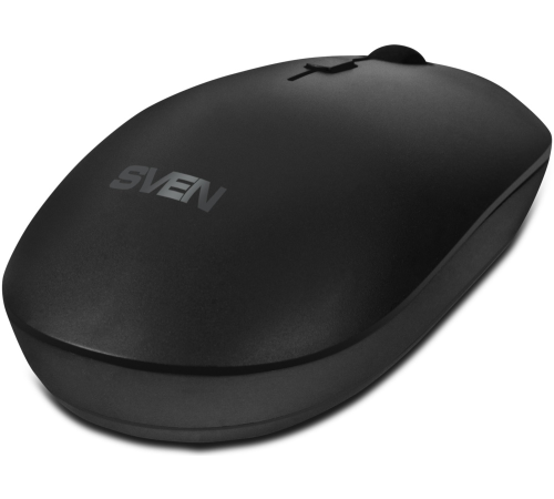 Мышь беспроводная SVEN RX-222W, BT, 2.4 GHz, АКБ, 4 кнопки, 1200-1800 dpi, черный