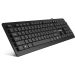 Клавиатура проводная SVEN KB-E5700H, 104 клавиши, USB-Hub*2, Slim, 12Fn, черный