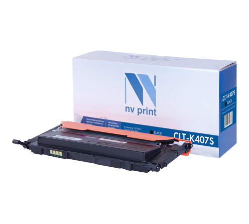 Тонер-картридж NVP NV-CLT-K407S для Samsung CLP 320/ 320N/ 325/ 325W/ CLX 3180/ 3180FN/ 3180FW/ 3185/ 3185FW/ 3185N/ 3185FN/ 3185W, черный (1500 стр.)
