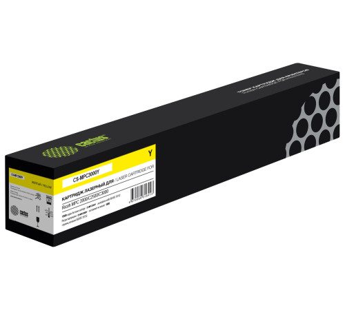 Картридж Cactus CS-MPC3000Y для Ricoh MPC 2000/C2500/C3000, желтый (15000 стр.)