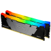 Модуль оперативной памяти Kingston 16GB FURY Renegade RGB Black XMP DDR4 4600Mhz Unbuffered DIMM (Kit 2*8gb) 1RX8 19-26-26 1.5V 288-pin 8Gbit