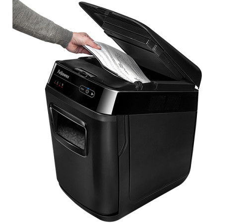 Уничтожитель документов Fellowes AutoMax 150C, черный