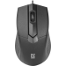 Мышь проводная Defender Optimum MB-270 PRO, 3 кнопки,1200 dpi, 1.8 м, черный