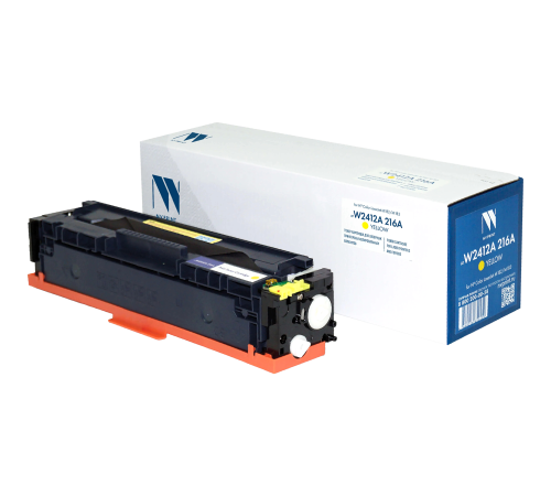 Картридж NVP NV-W2412A 216A для HP Color LaserJet M182/M183 до версии fw20220729, желтый (850 стр.)