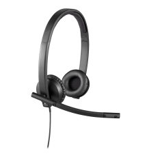 Гарнитура проводная Logitech H570E, USB,  Stereo, черный