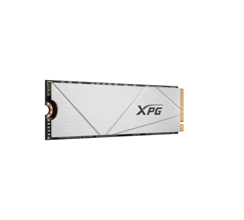 Твердотельный накопитель ADATA GAMMIX S60 BLADE, 512GB, M.2(22x80mm), NVMe, PCIe 4.0 x4, 3D NAND, R/W 4700/1700MB/s, IOPs -/-, TBW 110, DWPD 0.12, with HeatSink