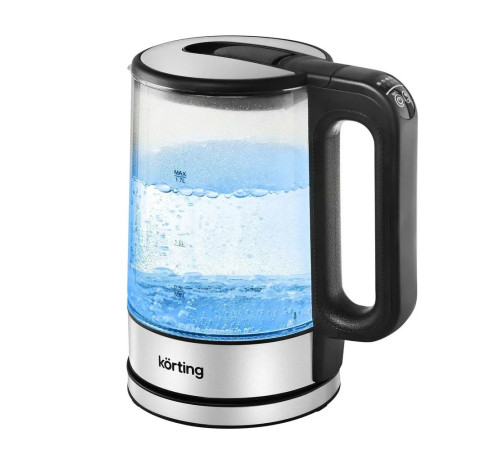 Чайник KORTING KWK 0902 G, серебристый/черный