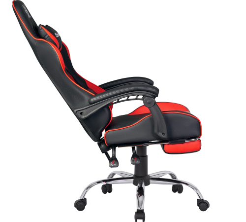Кресло компьютерное Defender Pilot, черный/красный