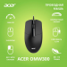 Мышь проводная ACER OMW300, 1200dpi, USB, 3 кнопки, черный