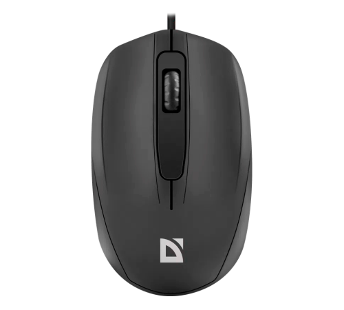 Мышь проводная Defender Alpha MB-507, 3D, бесшумная, 1.8 м, черный