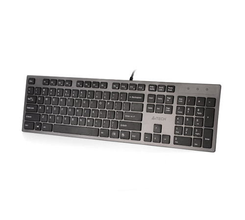 Клавиатура проводная A4Tech KV-300H, серый/черный