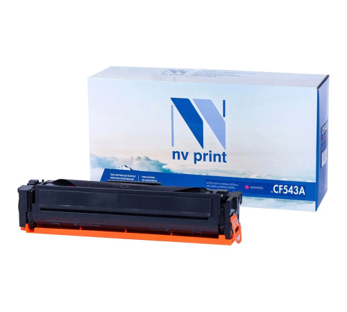 Тонер-картридж NVP NV-CF543A для HP Color LaserJet Pro M254dw/ M254nw/ M280nw/ M281fdn/ M281fdw, пурпурный (1300 стр.)