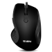 Мышь проводная SVEN RX-113, 6 кнопок, 800-2000 dpi, Soft Touch, 1.5 м, USB, чёрный