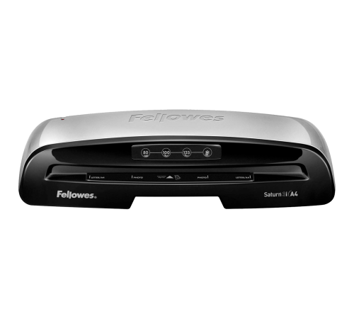 Ламинатор Fellowes Saturn 3i A4, серебристый/черный