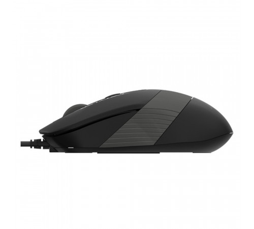 Мышь проводная A4Tech Fstyler FM10, 1600 dpi, USB, 4 кнопки, черный/серый